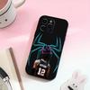 Basketball J-Ja M-Morant 12   Phone Case For iPhone 17,16,15,14,13,12,11 Plus,Pro Max,Soft Silicone Black Cover