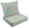 Vargottam Printed Outdoor Deep  Seat  Patio  Cushions Set 2pcs Seat Set All Weather Replacement