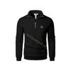 Men's Trendy Casual Half-Zip Stand Collar Fleece Sweatshirt, Loose Fit, Plus Size