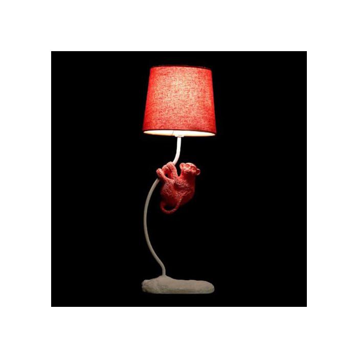 Table Lamp In Polyester Resin - HOME DECOR - 25W - 220V - Monkey - 2 Pieces - 19x17x53 Cm - Multicolor