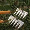 Greblă Agricolă cu 5/6 Dinți Unealtă pentru Afânarea Solului și Plivitul Greblă de Plivit pentru Grădină din Oțel cu Mangan Hârleț Agricol Multifuncțional pentru Paie