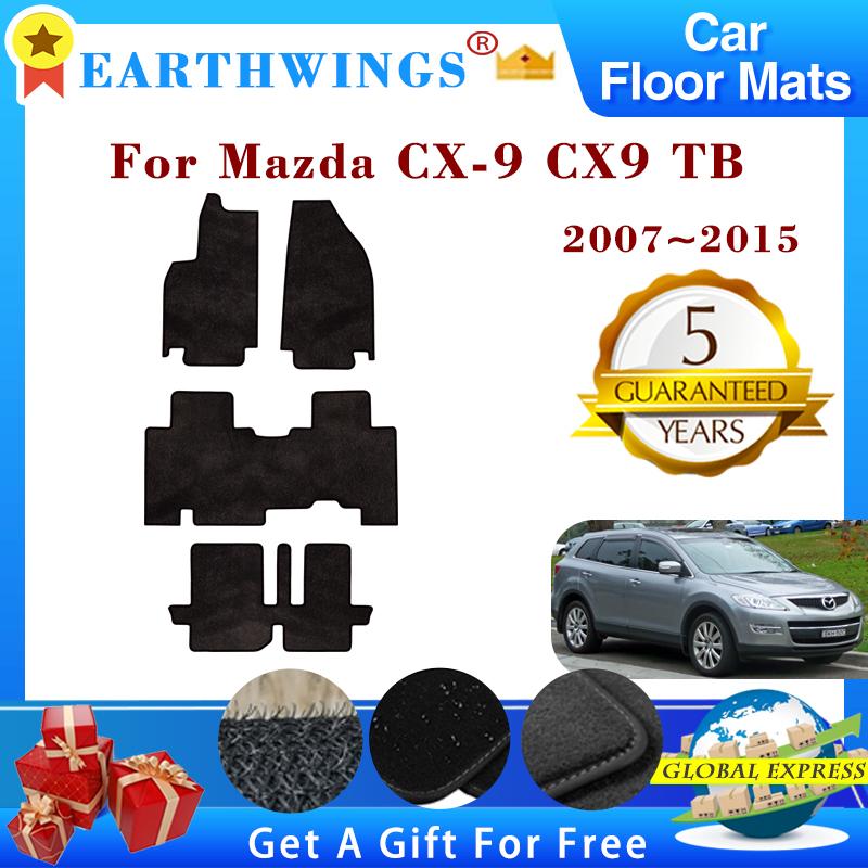 

Коврики для Mazda CX-9 CX9 CX 9 TB 2007 ~ 2015 2014, нескользящие ковры, подушечки для ног, накидка, коврики, подушечки для ног, автомобильные аксессуары
