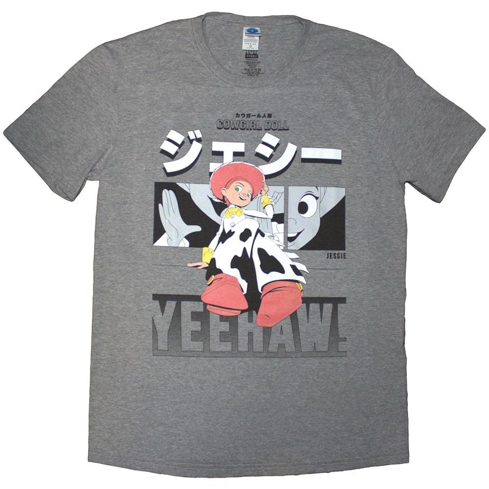 Disney Unisex T-Shirt: Toy Story Jessie Yeehaw (Grey) (X-Large) L