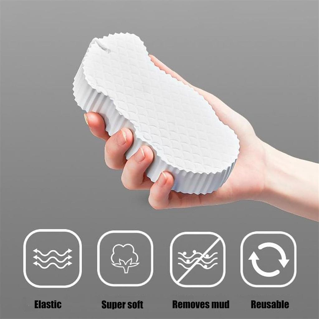 Baby Sponge Bath With Scale Pattern Three Bath Sponge