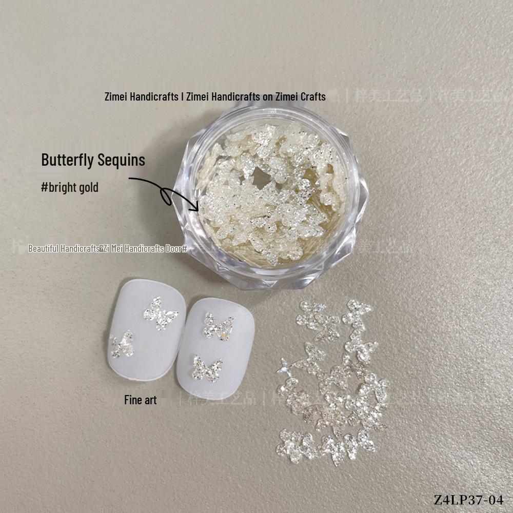

Ultra-Thin Diamond Star Yarn Glitter 2025: Sparkly Starburst Nail Decorations