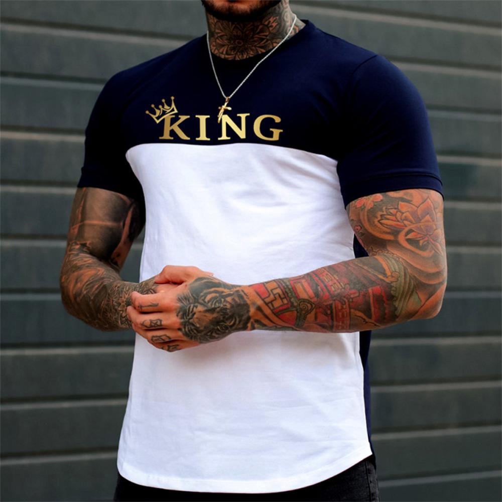 Men's T-shirt Summer 3D Printed Short Sleeve Top Fashion Hip Hop T-shirt Men's Clothing