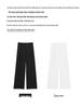 Women's High-Waisted Black Wide-Leg Slimming Pants - Petite, Floor-Length, Casual Fit