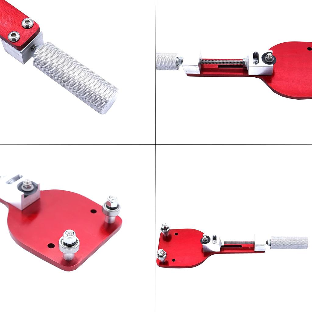 MOCW 77750 Ölfilter Schneider Billet-Aluminium Universelles Ölfilter Schneider Werkzeug 2-3/8" - 5" Schneidebereich
