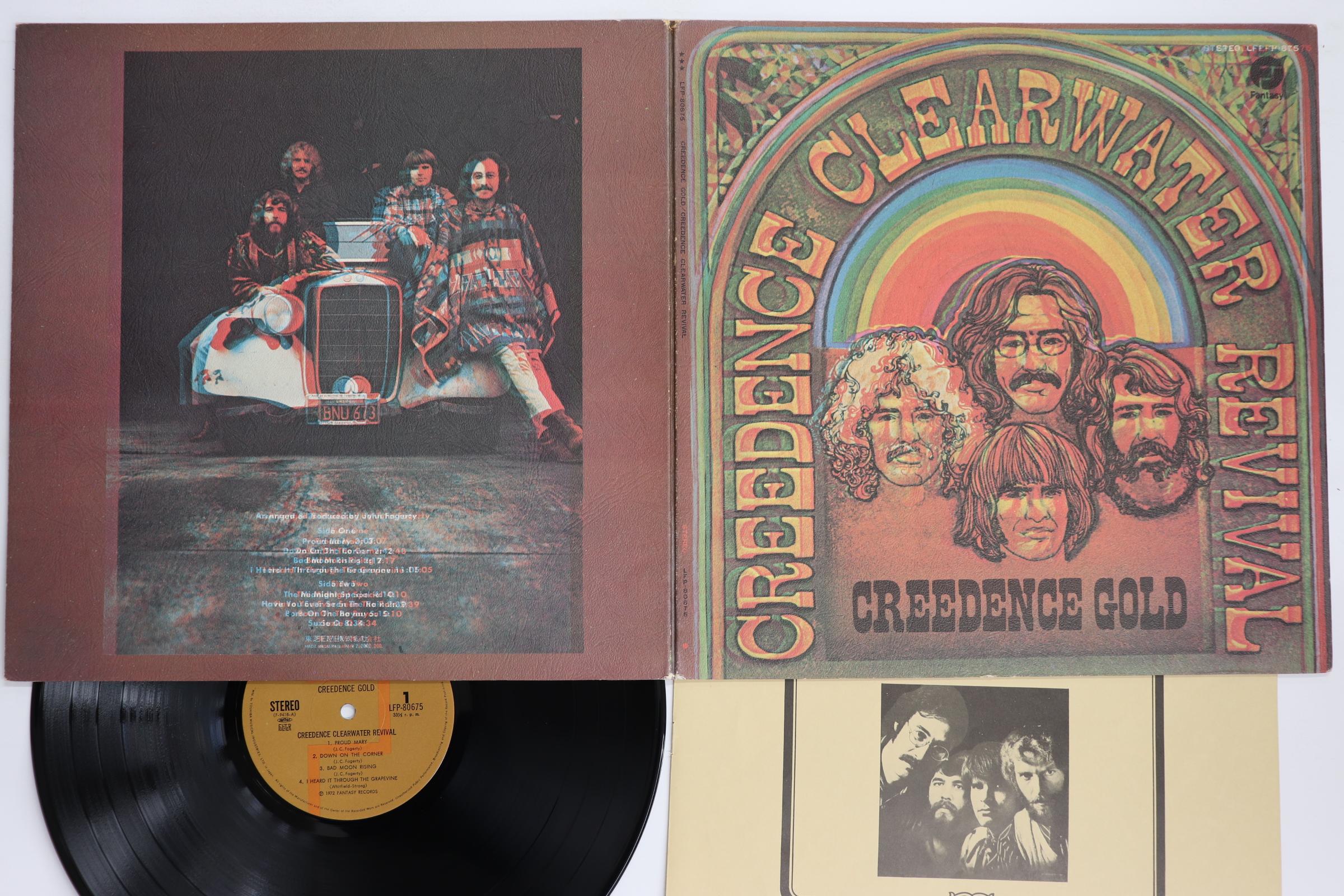 

LP Record CREEDENCE CLEARWATER REVIVAL Creedence Gold LFP80675 FANTASY 1972 Japan Rock Used