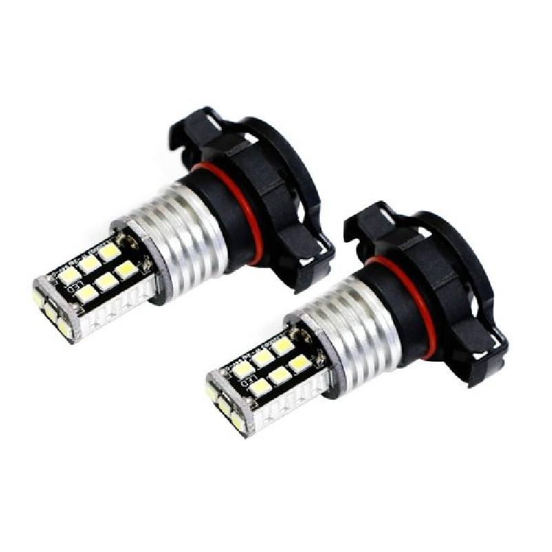 White 15-SMD 5202 5201 LED Bulbs For Daytime Running Lights (DRL) or Fog Lamps