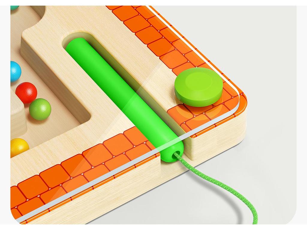 Children's 3D Magnetic Maze Game: Educational Brain & Concentration Trainer for Ages 3-6