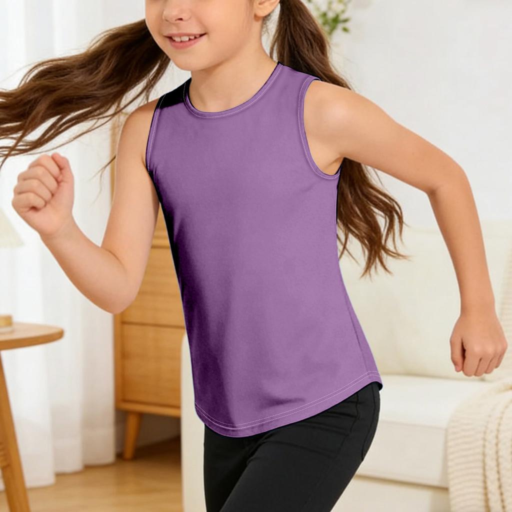 Women’s Sleeveless Racerback Pleated Back Tank Top Lightweight Loose Fit Casual Athletic Shirt for Everyday Wear