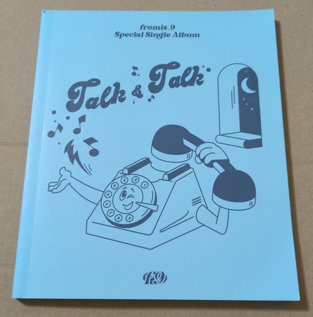 

[USED] fromis_9 talk&talk CD No trading card