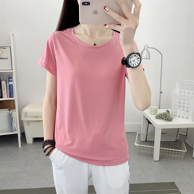 Ice Silk Quick-Dry T-Shirt: Unisex Breathable Summer Activewear