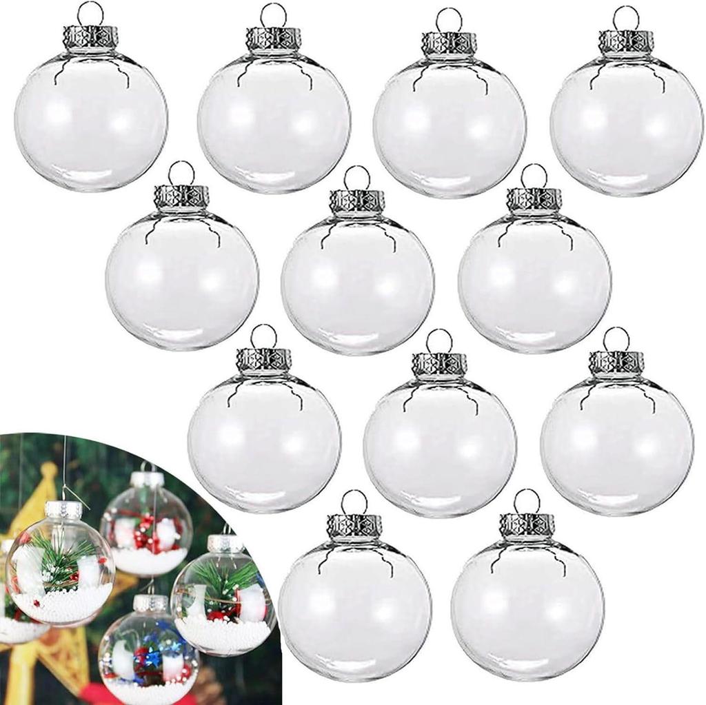 PET Christmas Tree Ornament Balls - Festival Decoration Supplies