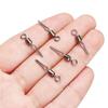 Fishing Tackle Fishing Connector Swivel with Side Line Clip Fishing Swivel Fishline Clamp