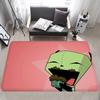 Anime I-Invader Zim Entrance Door Mat Nordic Style Bedroom Living Room Doormat Home Balcony Anti-Slip Modern Home Decor