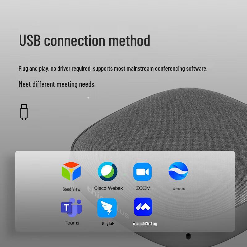 Lenovo Thinkplus Omnidirectional USB Conference Microphone (CN Version)