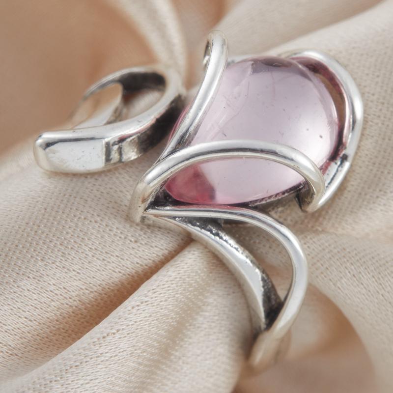 Vintage And Trendy Pink Color Teardrop Shaped Zircon Inlaid Open Ring, A Lovely Daily Holiday Accessory Gift For Women