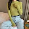 Women's Sweater Winter Thickened High Collar Sweater Women's Sweater Autumn Winter Solid Color Base Coat