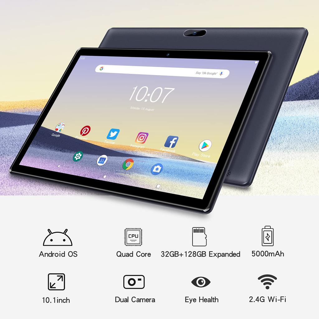 Tablet Android 2GB 32GB Dual Quad 1280x800 IPS Google GMS 5000mAh Tablet 10.1 pollici PC, Popolare, Conveniente, 10.0 GO, RAM, Memoria, Fotocamera, Core,