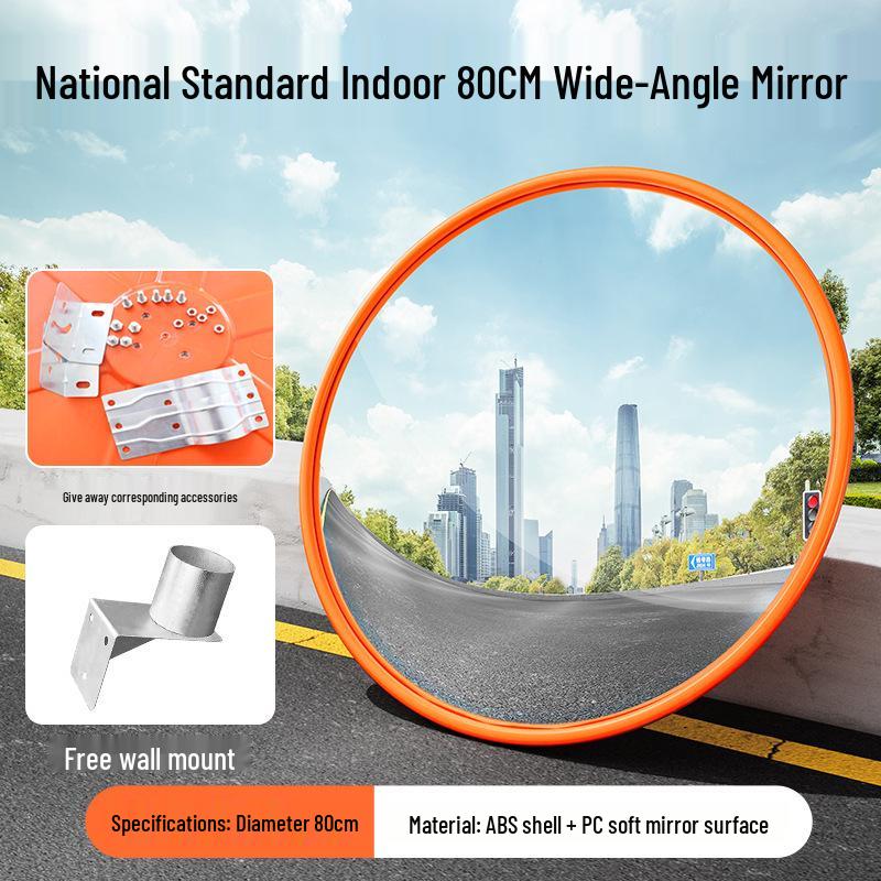 80CM Outdoor Traffic Wide-Angle Convex Mirror