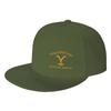 Yellowstone Dutton Ranch Graphic Print Baseball Cap Unisex Hip Hop Skull Hat Black Flat Bill Hats Unisex Adjustable Snapback Caps