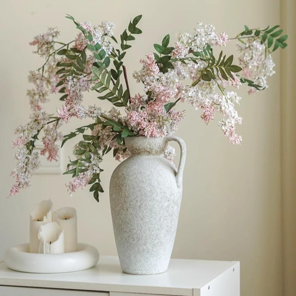 120cm Artificial Sophora Flower Handmade Beautiful Simulation Sophora Realistic Fake Flower Outdoor Garden Decor