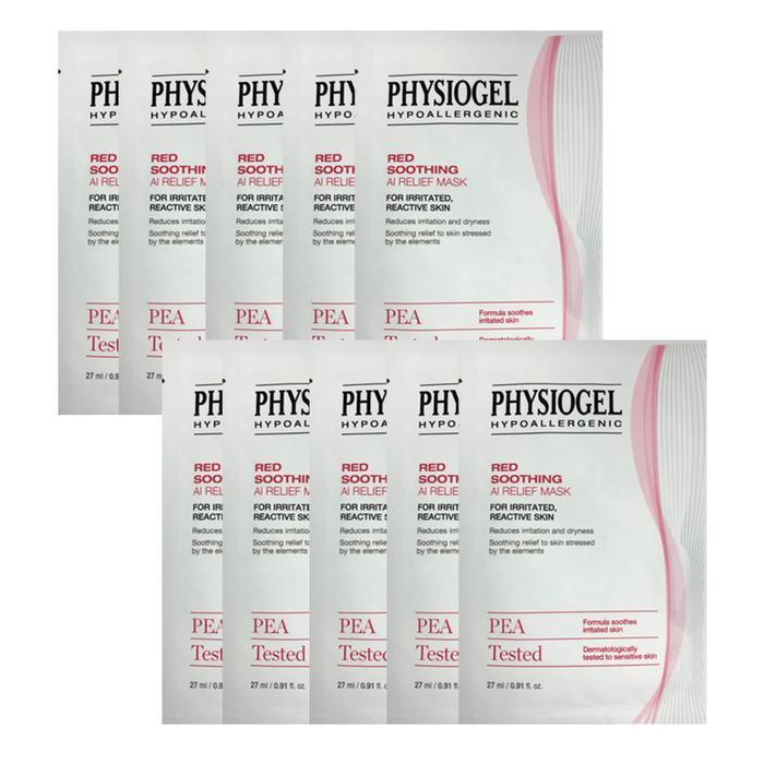 Physiogel Red Soothing AI Relief Mask Pack 27ml X 10 Sheets HIS (11616434)