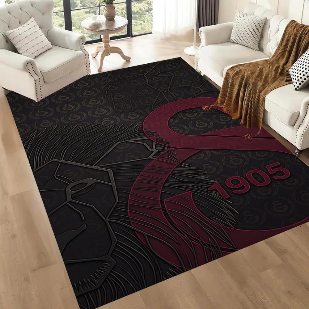 Galatasaray 419 Area Rug Design for Game Room Bedrooms Hallway Study room Anti-slip Rug Office home decor Best for Christmas