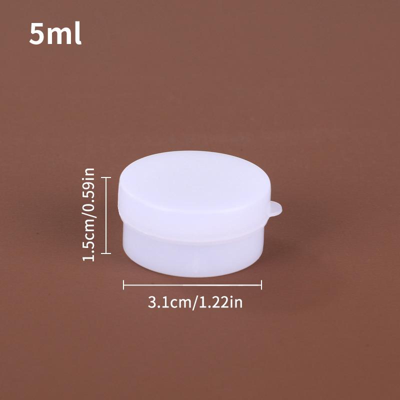 

1Pcs 5/10/20/30/50G Empty Cosmetic Jar Pot Eyeshadow Face Cream Container Box Cosmetic Refillable Bottles Suncreen Pack Box Pots 5g
