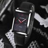 2 Stück/Set Elegantes Paaruhr-Set Römisches Ziffernblatt Quadratisches Zifferblatt Schlichte Uhr | Formeller Anlass | Accessoire-Sets | Geschenk