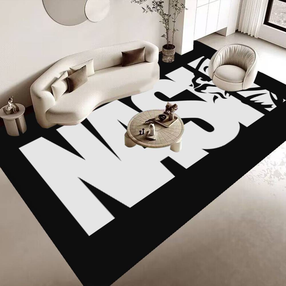 Nash Fishing Logo Floor Mat Floor Mat Rectangle Anti-slip Home Soft Badmat Front Door Indoor Outdoor Mat Welcome Doormat