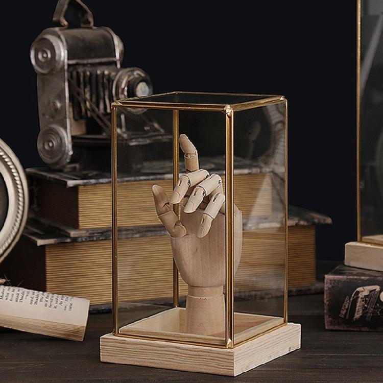 Display Case for Collectibles Glass Domes Miniature Clear Covers for Home and Office Embellishment