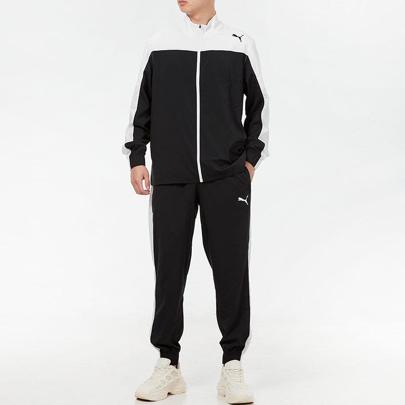 Puma Casual Sports Woven Football Running Training Set Men Sets Black 521043-01