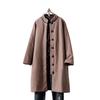 Women's Retro Mid-Length Cotton Jacket - Thick, Warm, Loose-Fit Winter Coat for 2026