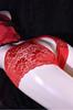 Sexy Lace Front and Rear Fully Open Floral Print Erotic Lace Panties [IntooMe] Women's Pants, Holes, Underwear, Visible, Crotch, Shorts, Lingerie,