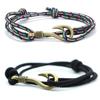 Noter 10 Kleuren Nieuwe Mannen Visgraat Armband Strand Navigatie Surfen Cool Rijden Dunne Koord Armband Man Rode Draad Armband Cadeau