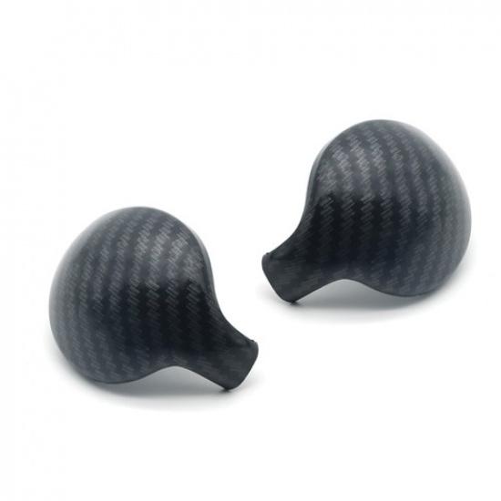 Gear Shift Knob Head Cover Trim Carbon Fiber ABS For Ford Mustang 2015-
