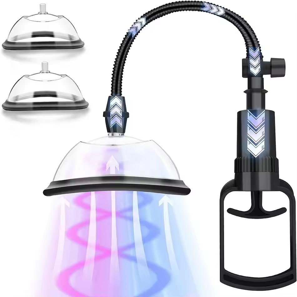 Manual Pussy Pump Vagina Clitoris Sucker Expansion Female G-Spot Enlarge Vacuum Pump Cover Vaginal Dilator Sex Toys for Women 18