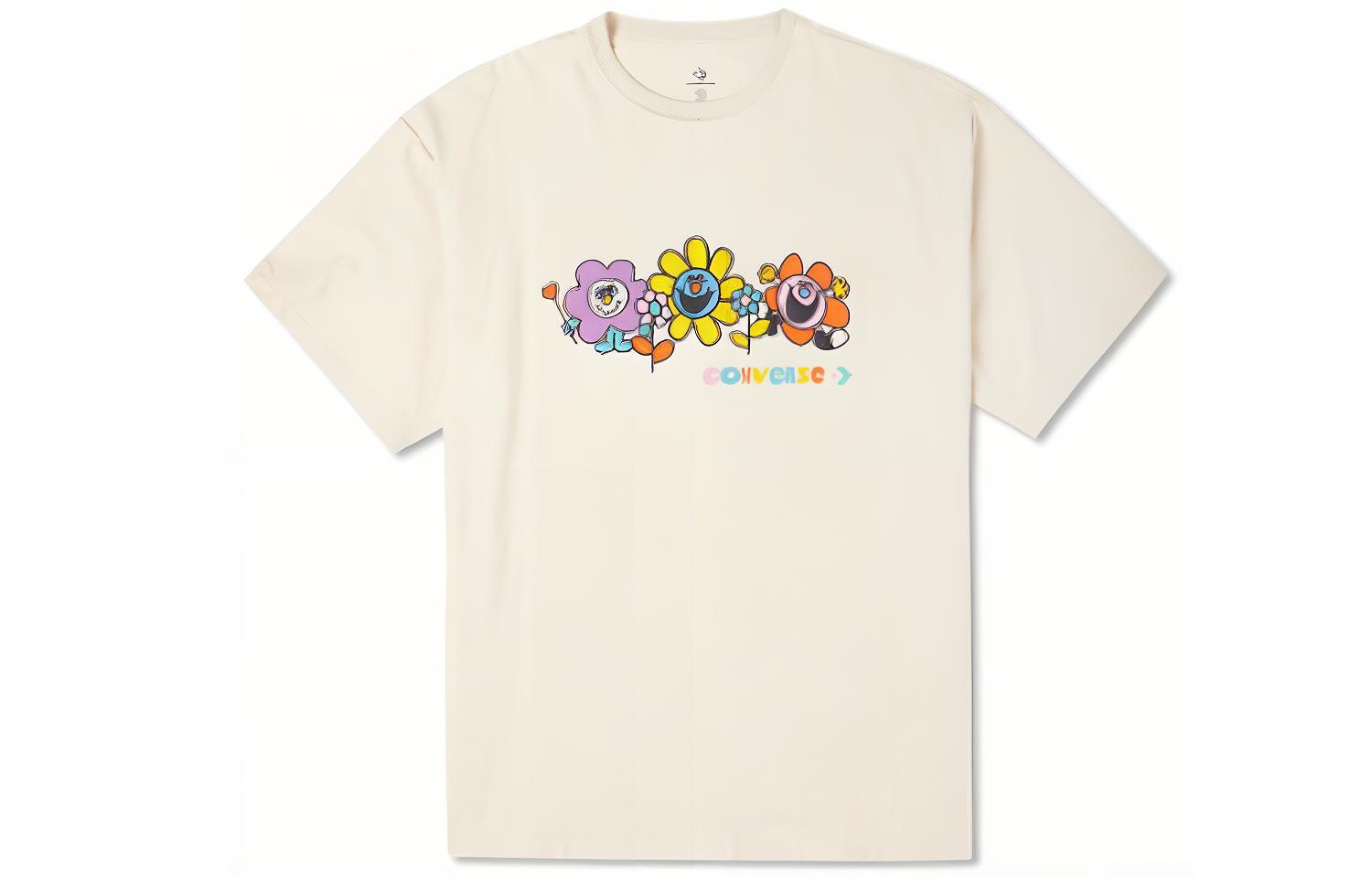 Converse MUCH LOVE T Shirt Unisex Milk White 10022935-A01 XL