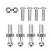 Door Opener Kit Anodized Iron Door Support Rod Fit For Can‑Am Maverick X3 2017‑2020 Front Rear