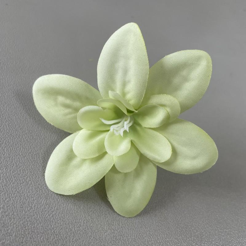 

Orchid Simulation Flower Head Hotel Restaurant Decoration Party Plate Decoration DIY Gift Box Bride Wrist Wreath Prop Take Photo 10pcs зелений