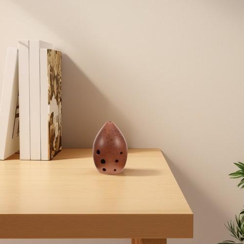 TOYANDONA Ceramic Ocarina, 8-Hole, G Key, for Beginners, Folk Instrument, for Performance