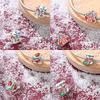 Coppersanta Claus Elk Socks Christmas Charms Beads Fit Original Bracelets Diy Party Jewelry Festival Fine Gifts For Women