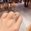 ANENJERY Women'S Rings Snake Ring Micro-Inlaid Zircon for Women Men Sexy Opening Ring