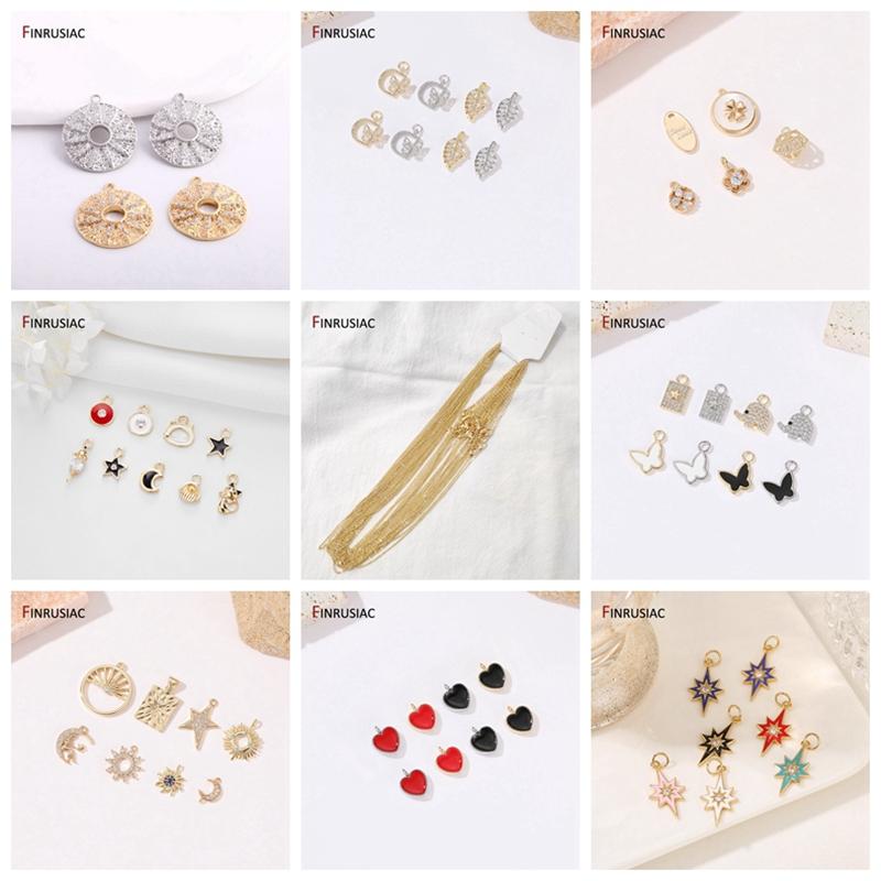 14K Gold Plated Messing Attraktive Muschel Anhänger Ohrring Herstellung Zubehör, 12,5 mm * 12 mm Glatte Muschel Charms Für DIY Bastelkomponenten