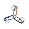 Key Ring Waist Buckle Car Keychain Car Key Holder Bottle Opener Key Chain Double Ring  Keychain