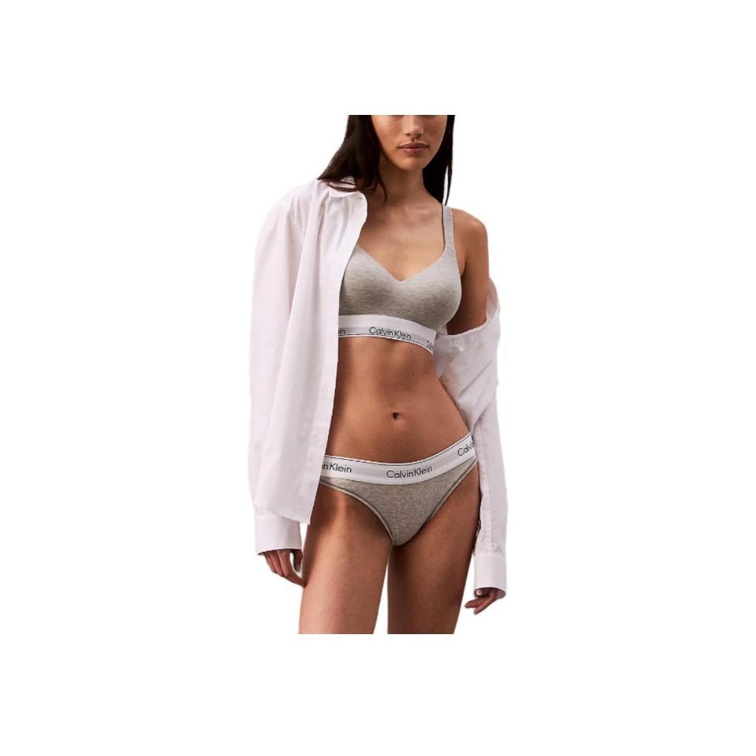 

Calvin Klein Буква снизу дышащий удобный спортивный бюстгальтер женское нижнее белье серый 000QF7900E-P7A S