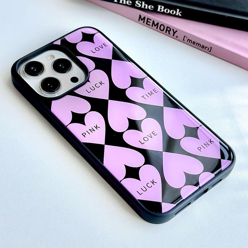 iPhone Case Resin Case for HUAWEI Mate60pro Pink Heart